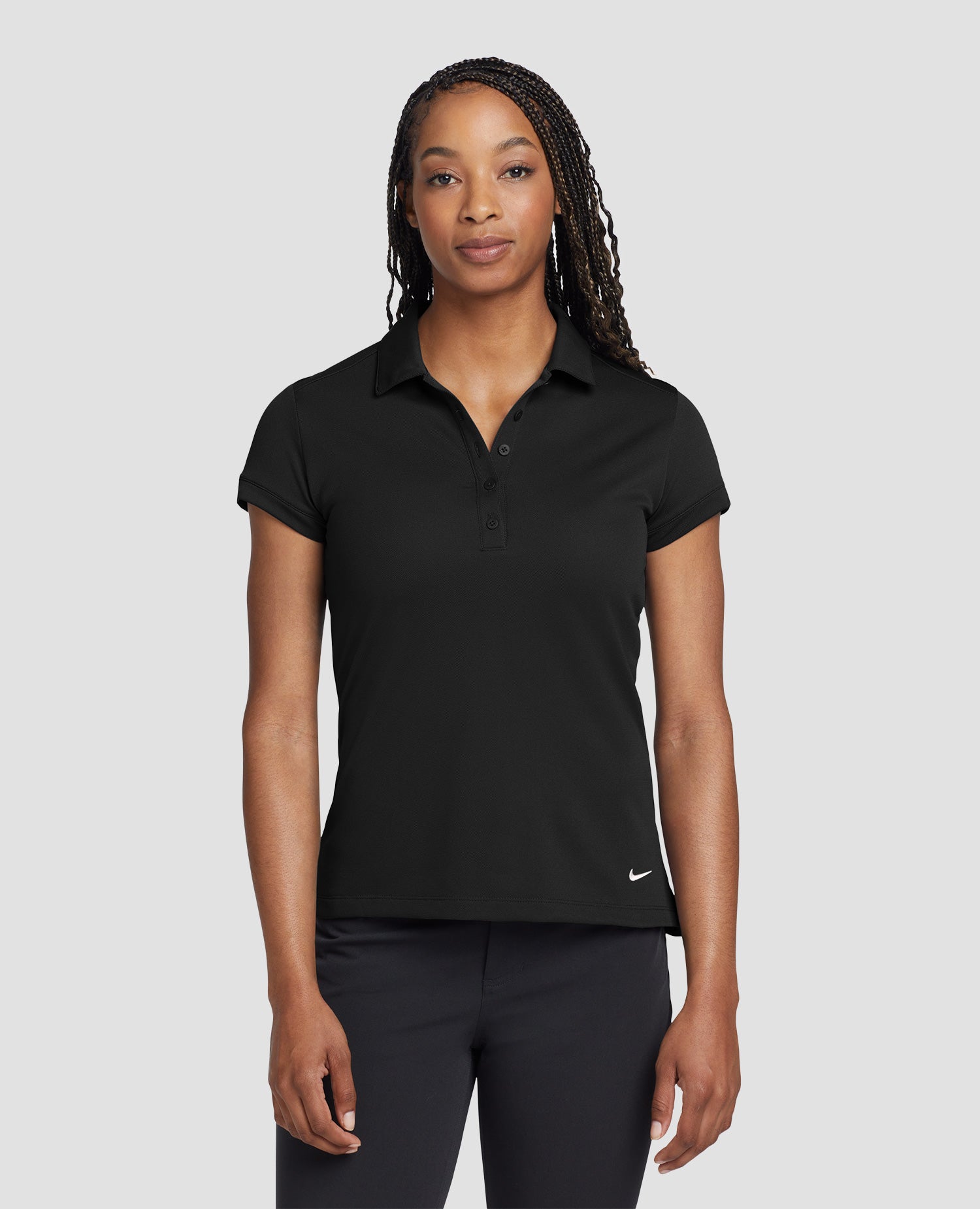 Nike Women's Dri-FIT Solid Icon Pique Modern Fit Polo 746100