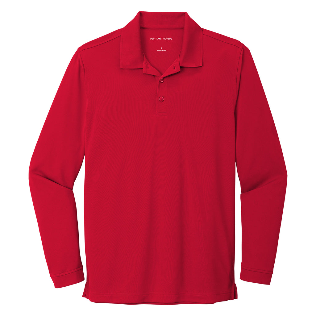 Port Authority Dry Zone UV Micro-Mesh Long Sleeve Polo K110LS