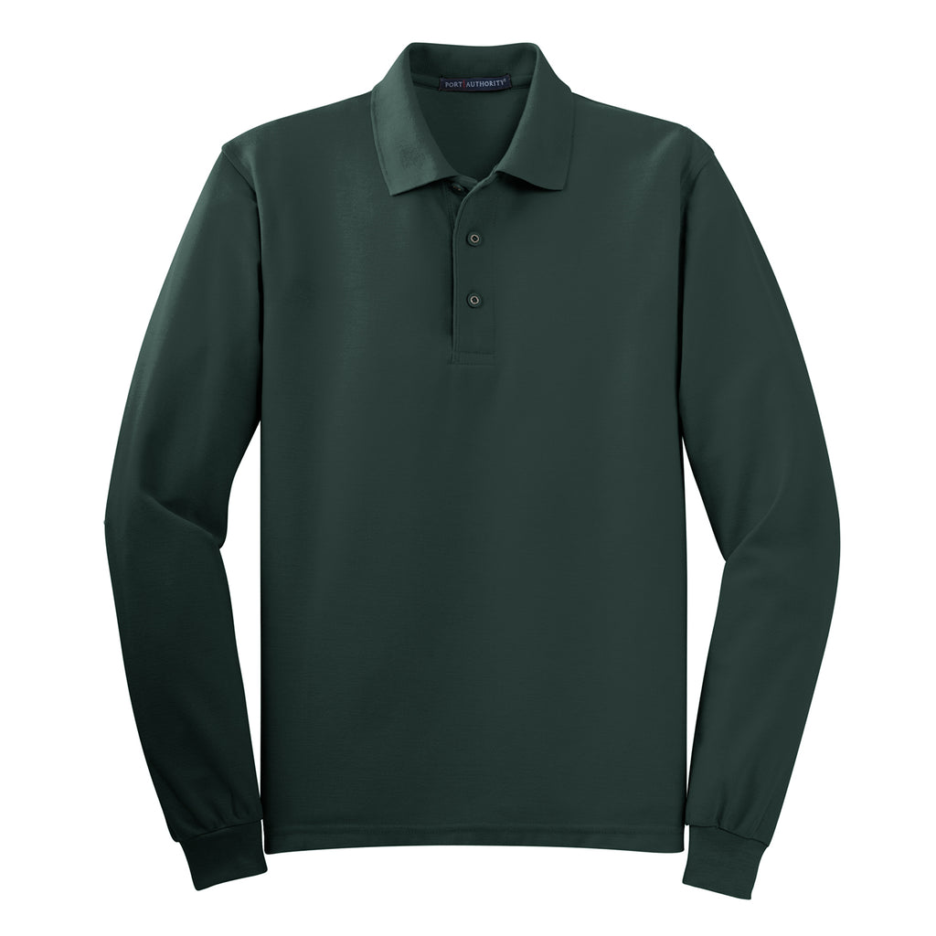 Port Authority Silk Touch Long Sleeve Polo K500LS