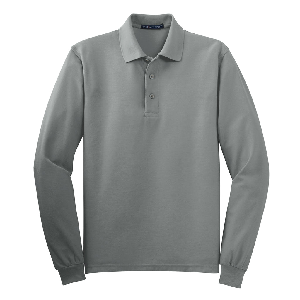 Port Authority Silk Touch Long Sleeve Polo K500LS