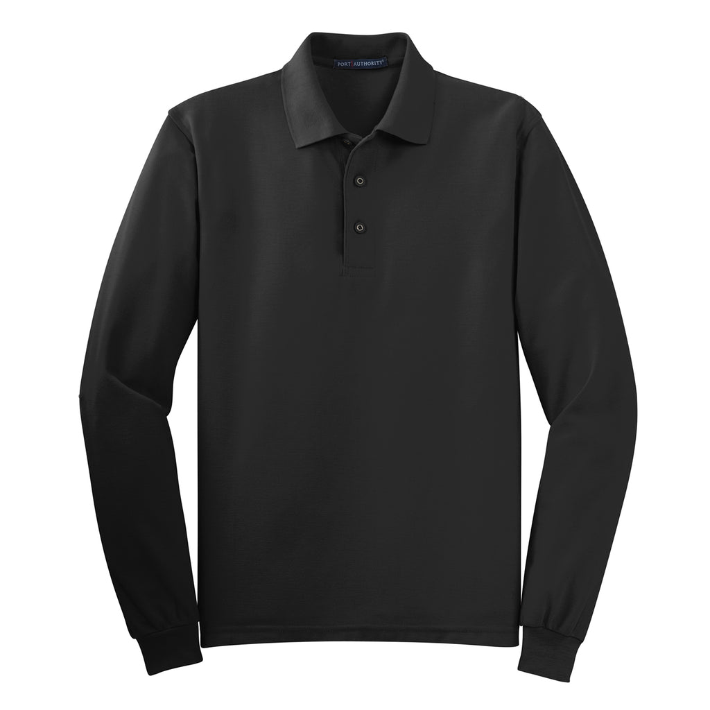 Port Authority Silk Touch Long Sleeve Polo K500LS