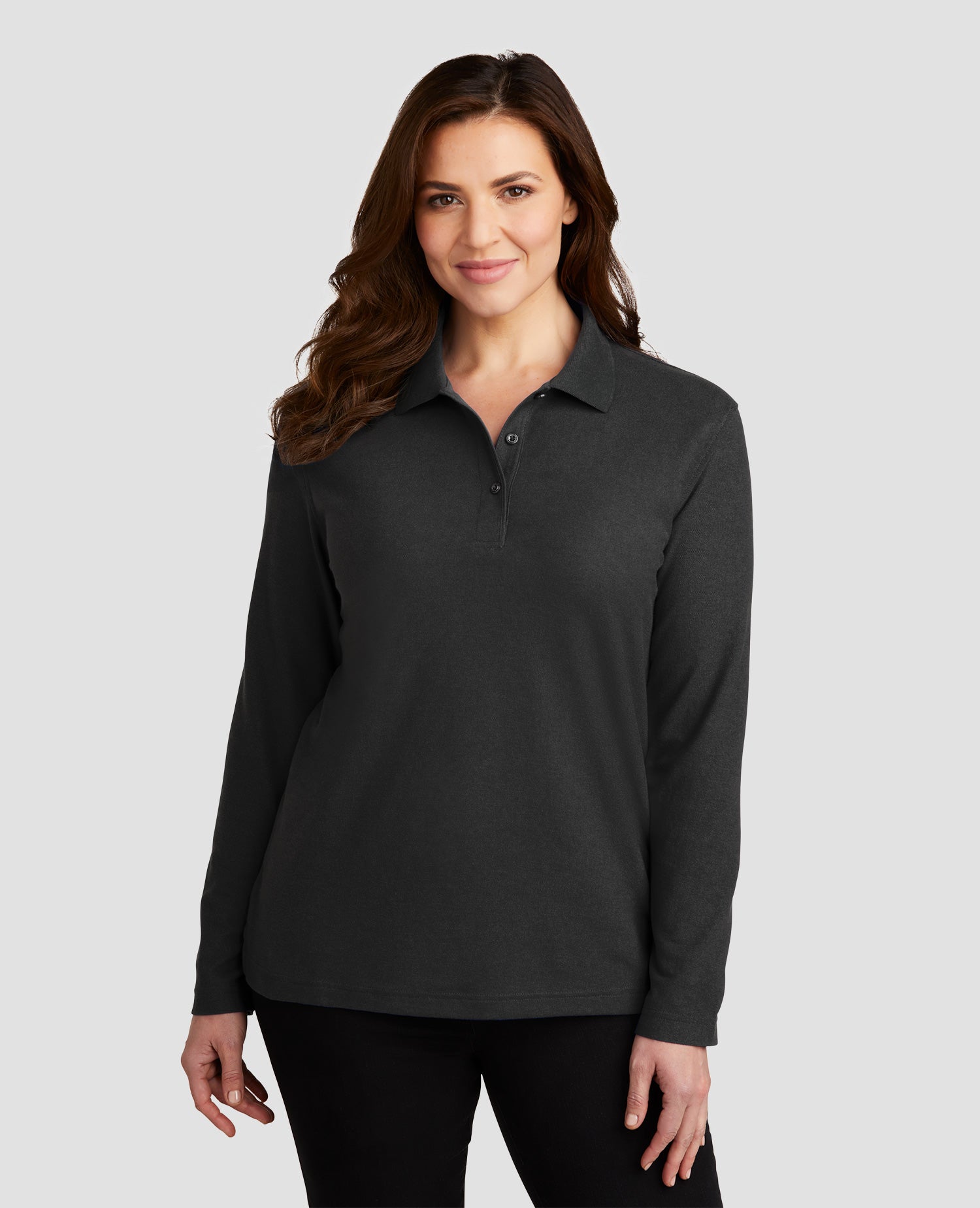 Port Authority Women's Silk Touch Long Sleeve Polo L500LS