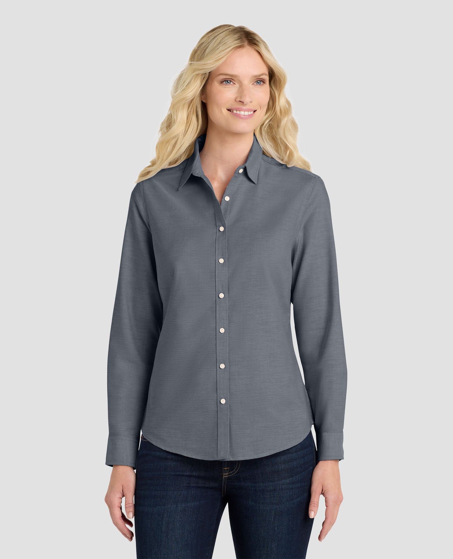 Port Authority Ladies SuperPro Oxford Shirt - L658