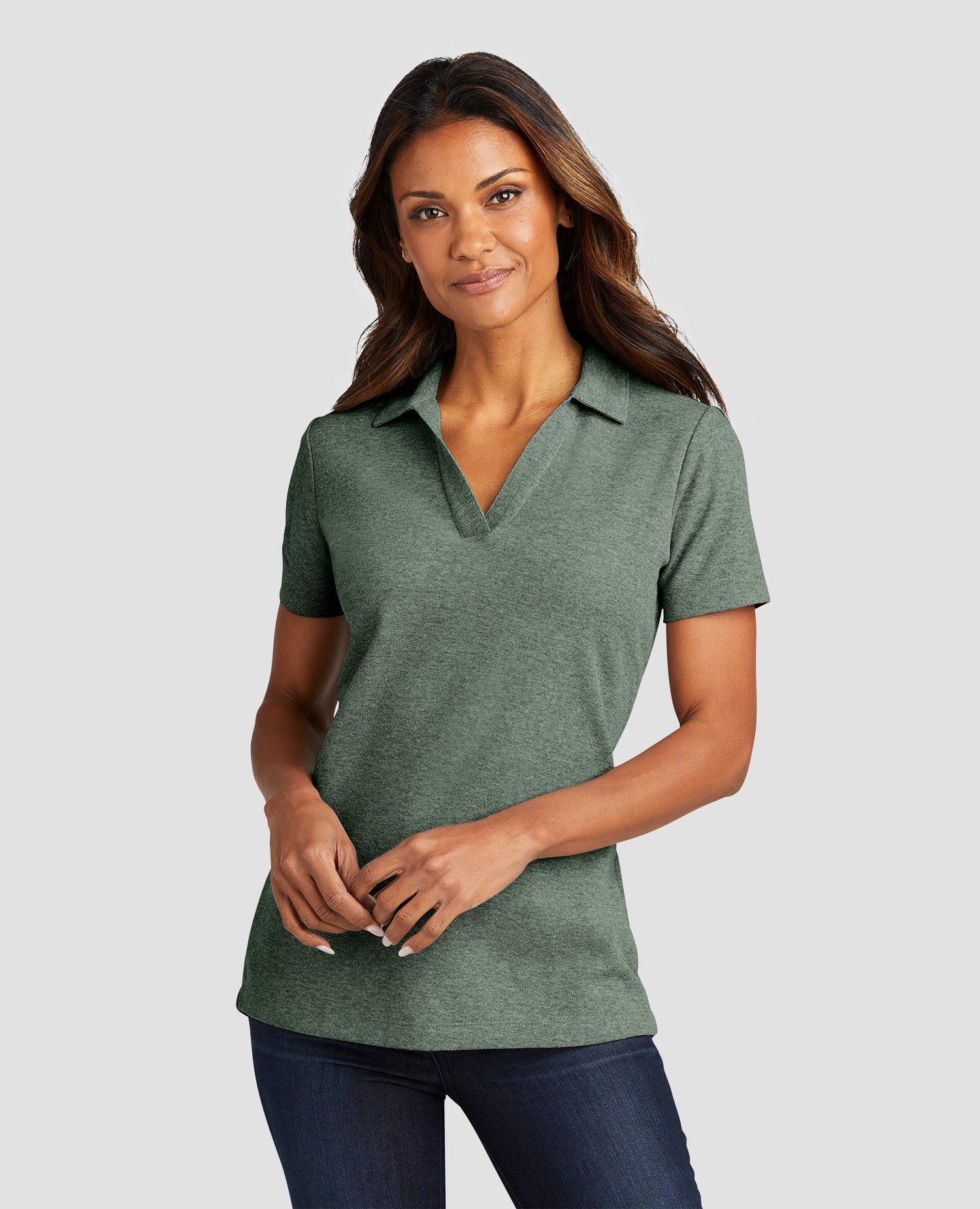 Port Authority Women's C-FREE Cotton Blend Pique Polo LK867