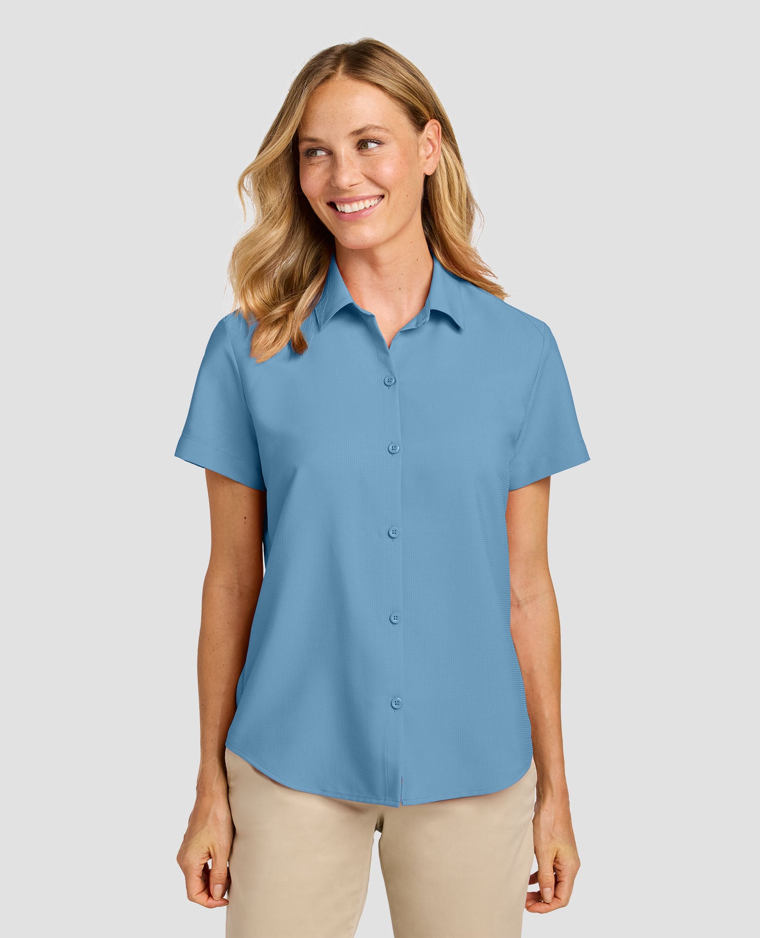 Port Authority Women’s Short Sleeve UV Dockside Shirt - LW963