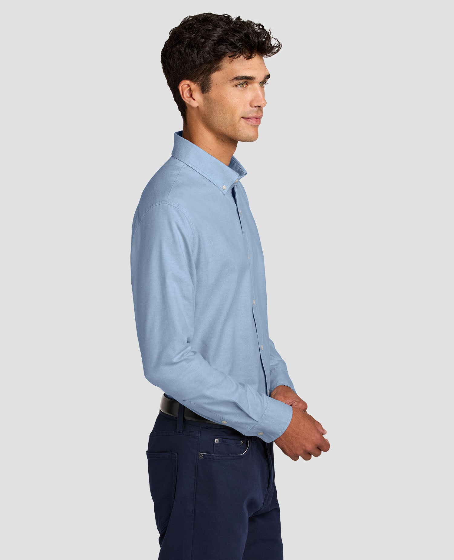 Mercer+Mettle Long Sleeve Modern Oxford Shirt - MM2002