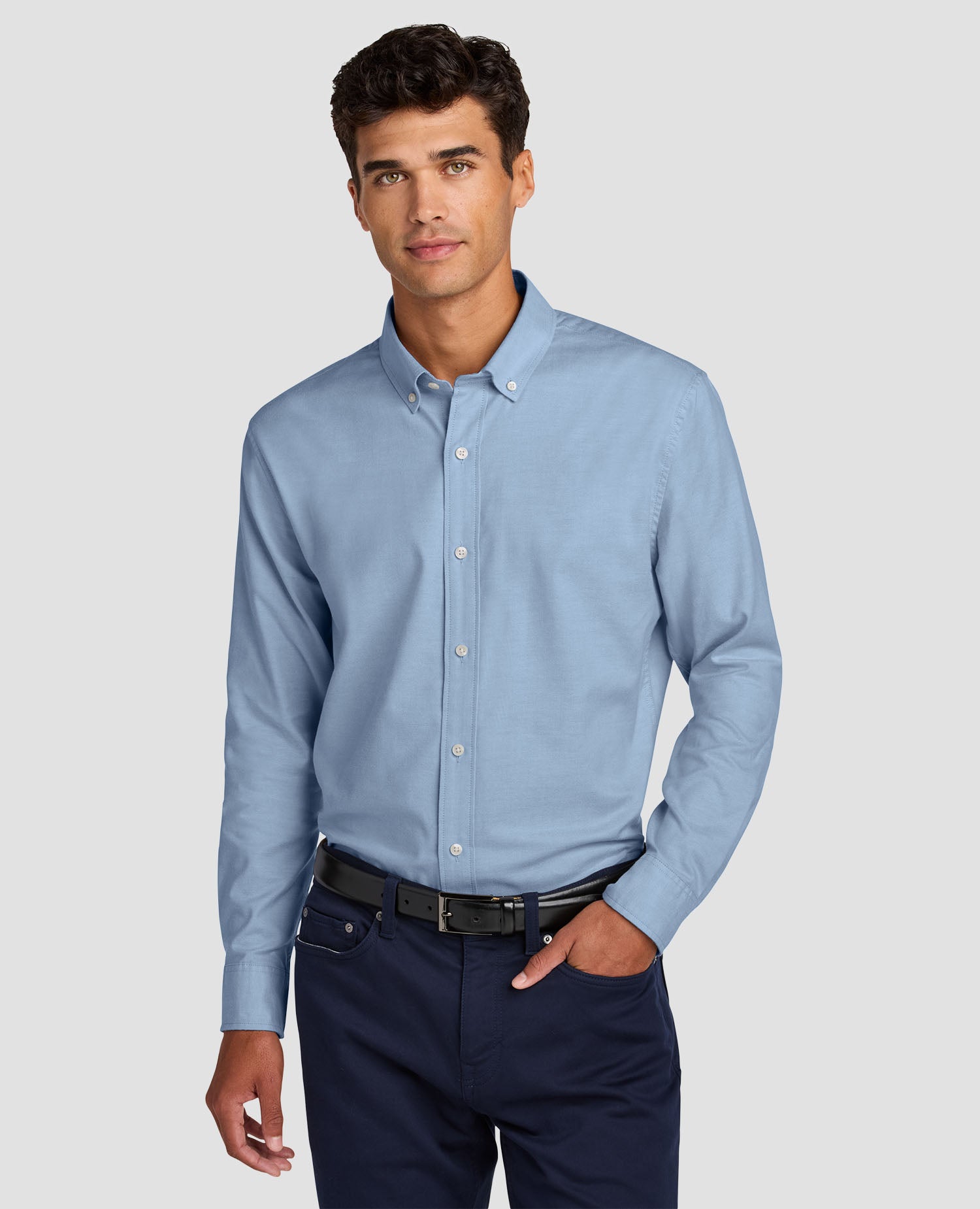 Mercer+Mettle Long Sleeve Modern Oxford Shirt - MM2002