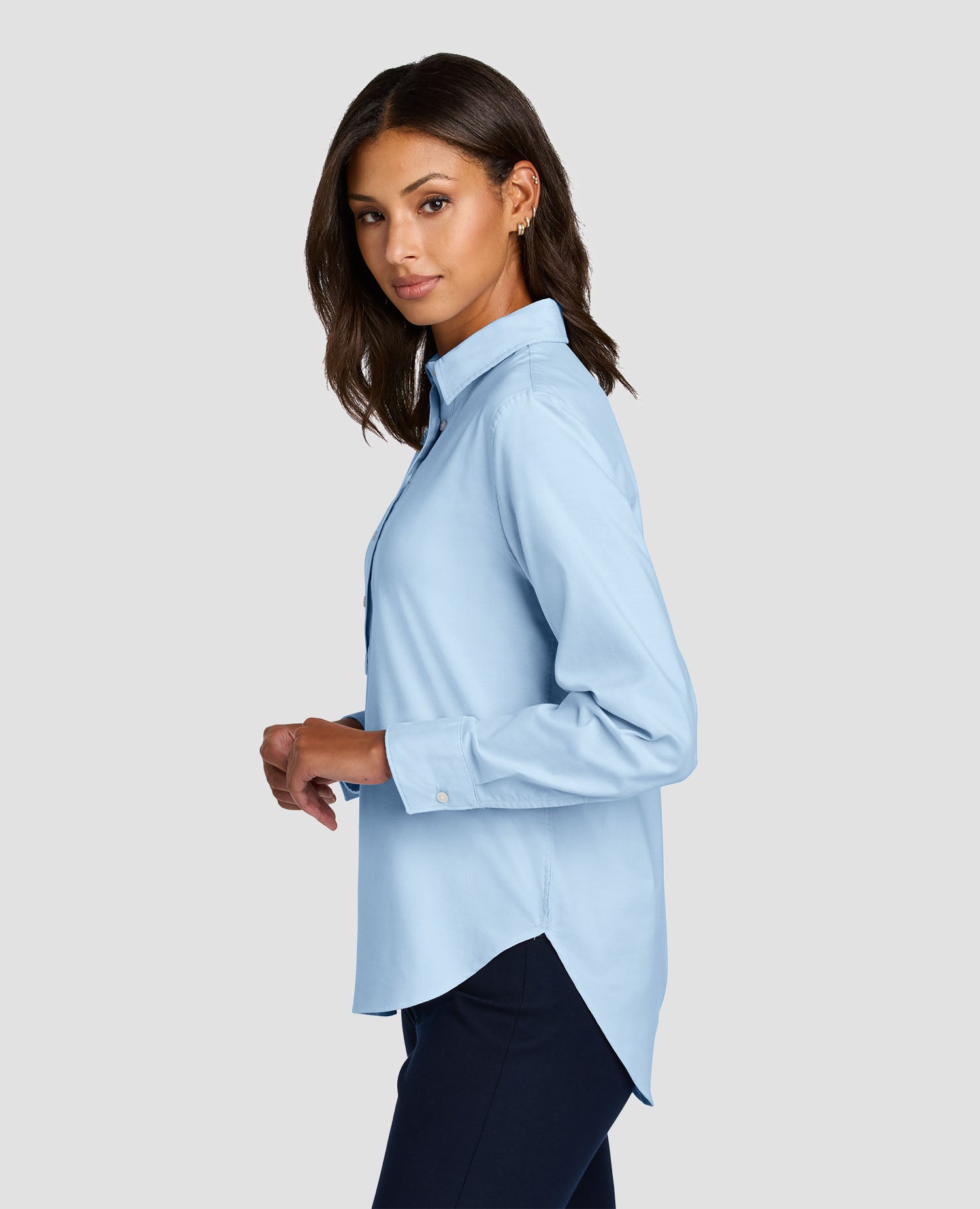 Mercer+Mettle Women’s Long Sleeve Modern Oxford Shirt - MM2003