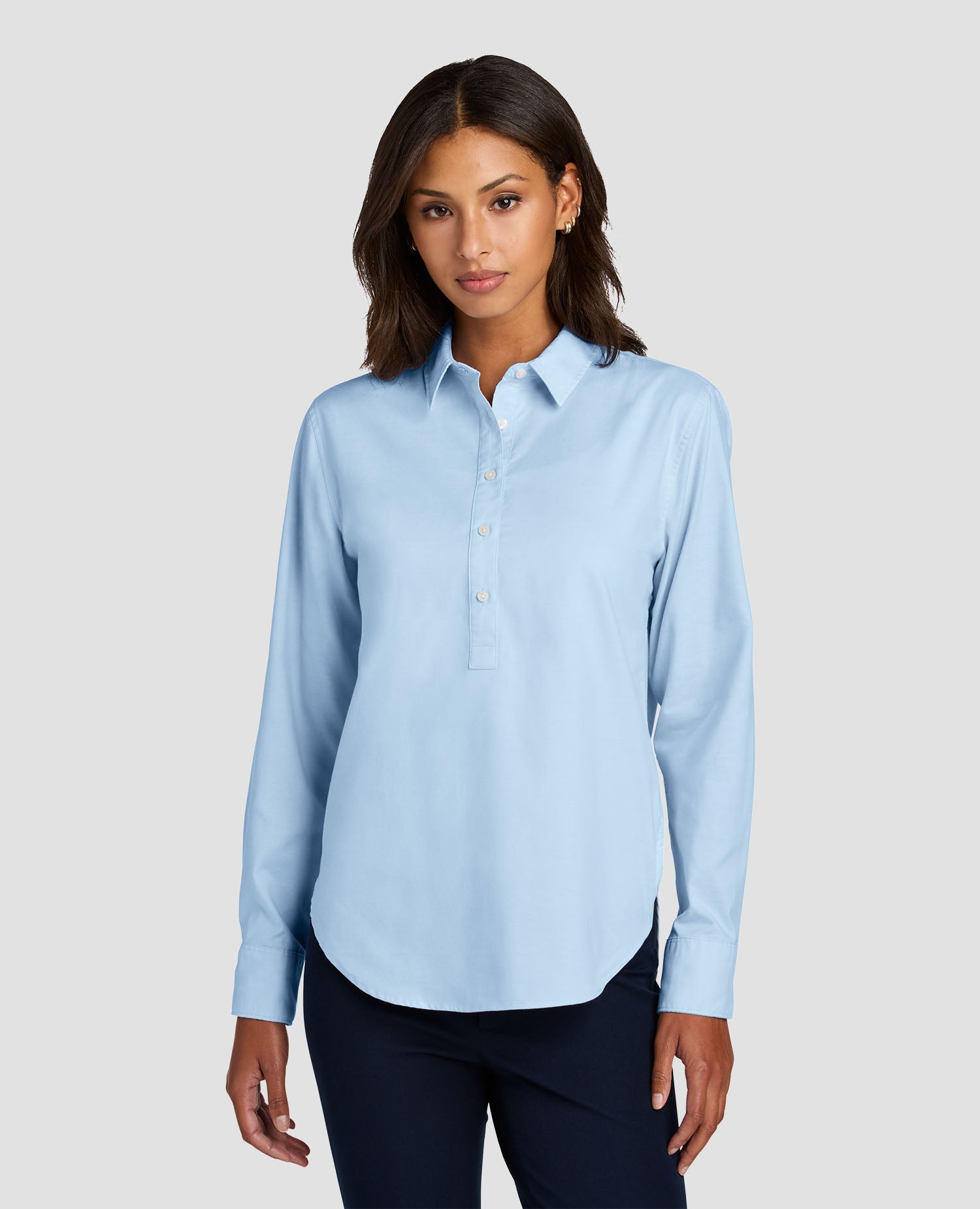 Mercer+Mettle Women’s Long Sleeve Modern Oxford Shirt - MM2003