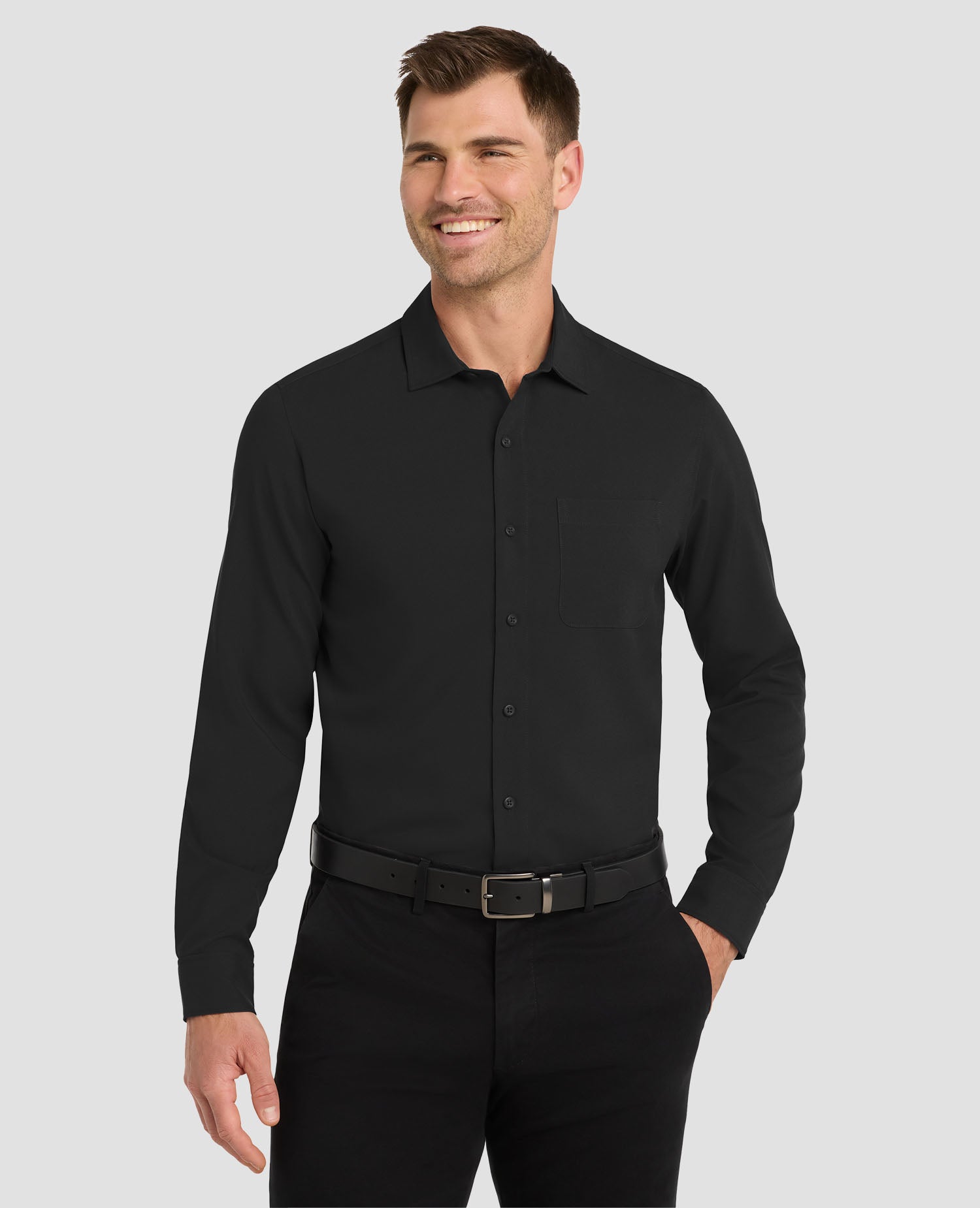 Port Authority  Long Sleeve Performance Staff Shirt - W401