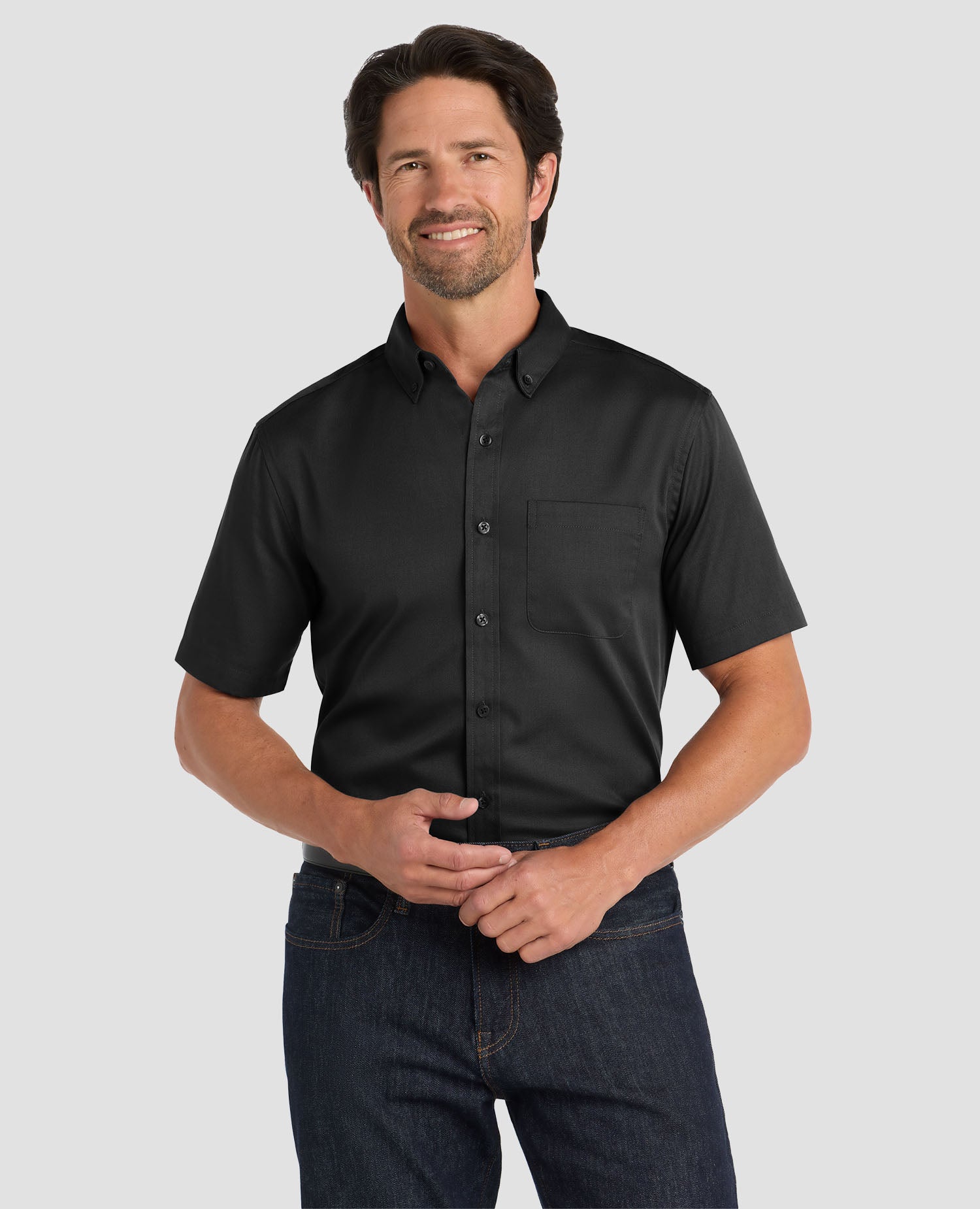 Port Authority Short Sleeve SuperPro React Twill Shirt - W809