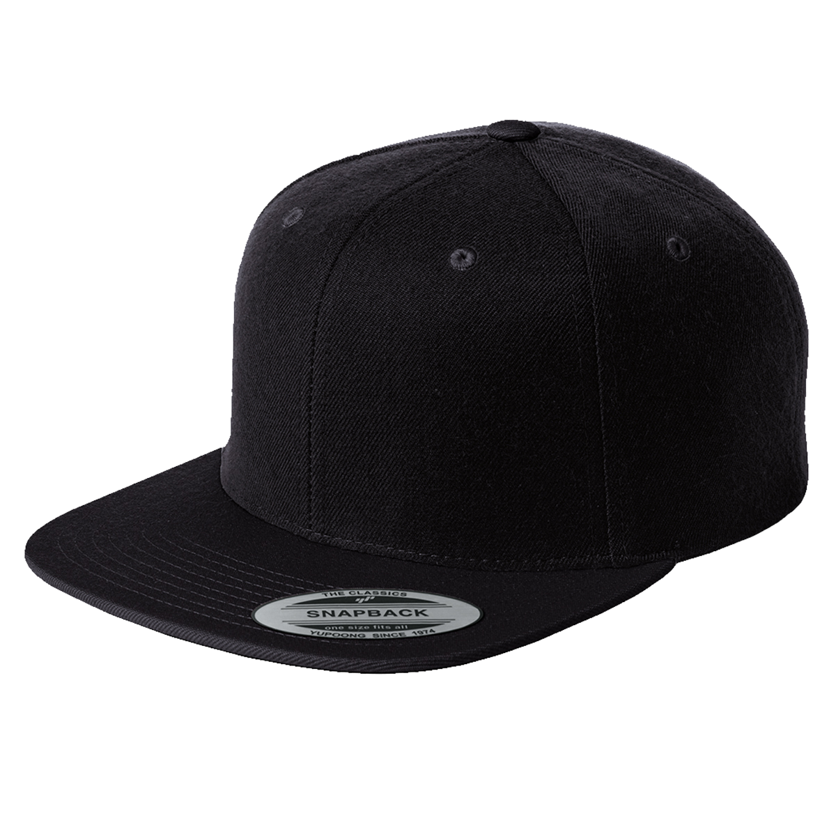 Yupoong Flat Bill Snapback Cap 6089